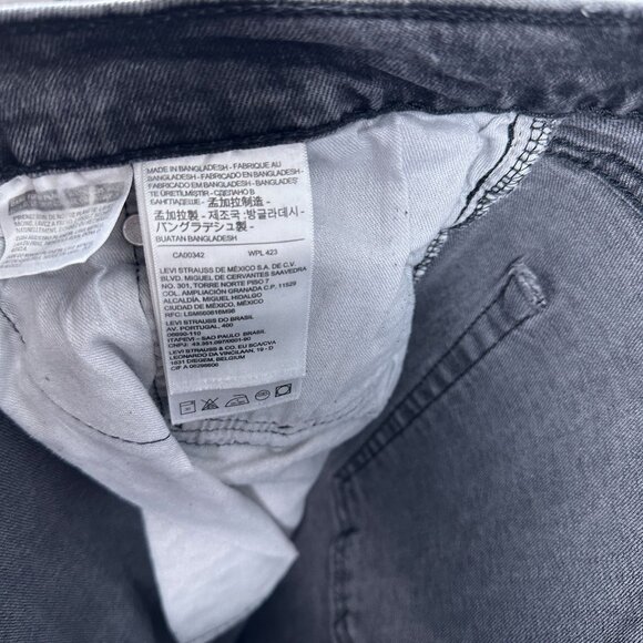 Levi Strauss & Co. Straight Leg Jeans Mens Size 38X30 Mid Rise S40196 Black - Picture 6 of 14